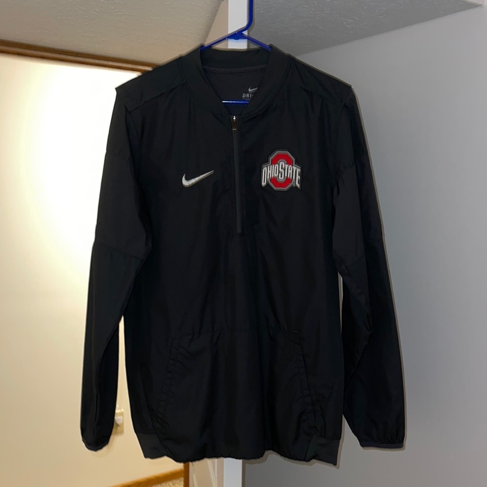 Nike Ohio State 1/2 zip windbreaker, Small mens